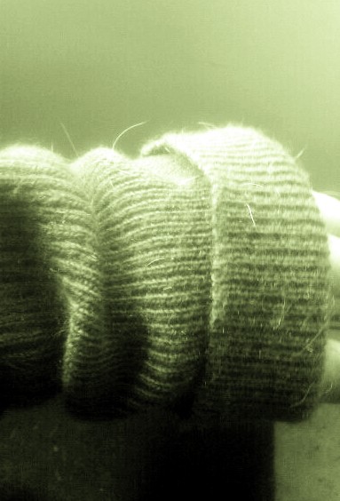 Fintröjan! Inköpt på Överskottsbolaget och snyggt militärgrön. (OBS! Bilden är fotoshopad för att lura alla att den verkligen är snyggt militärgrön.)