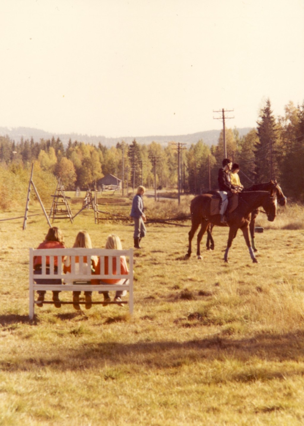 Ridlektion hösten 1976